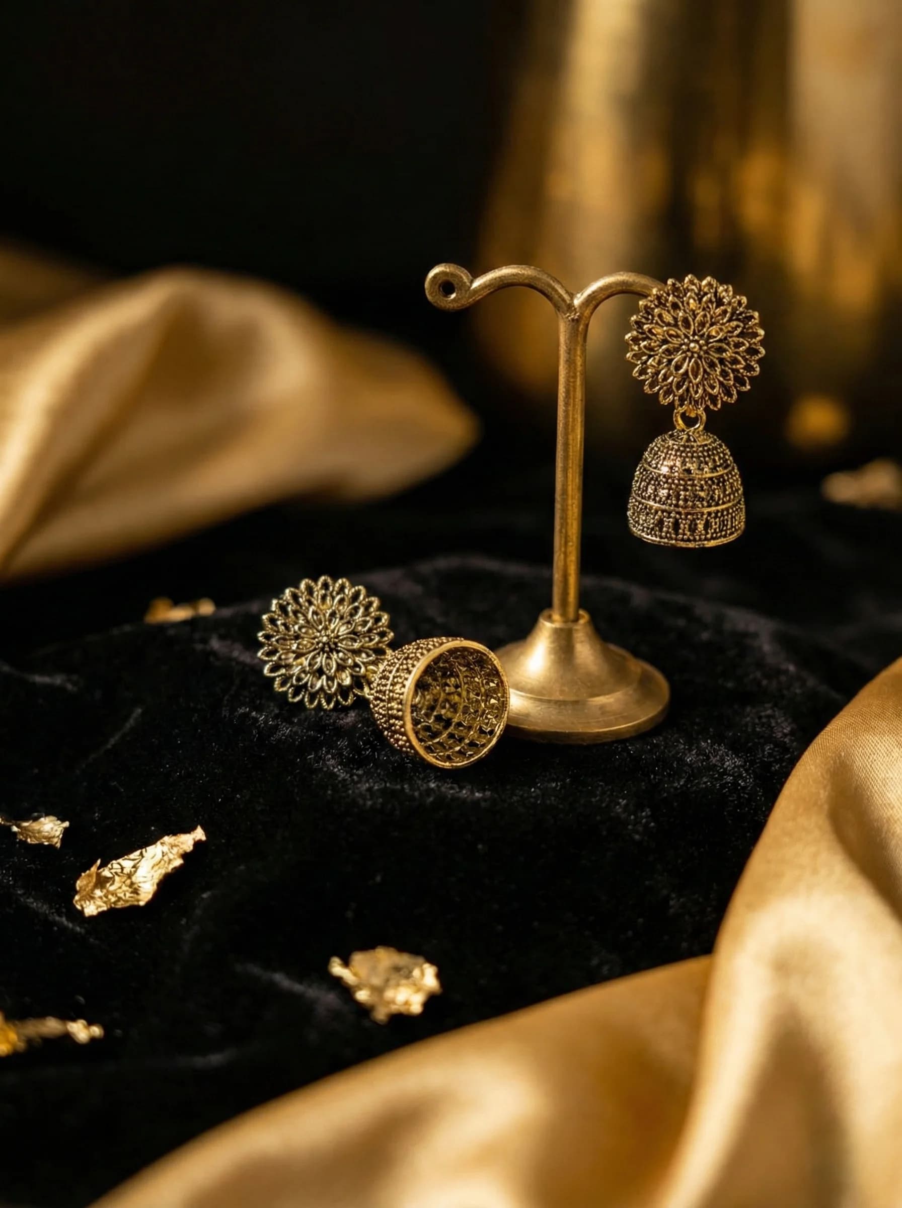 Classic Jhumka Trio Set image