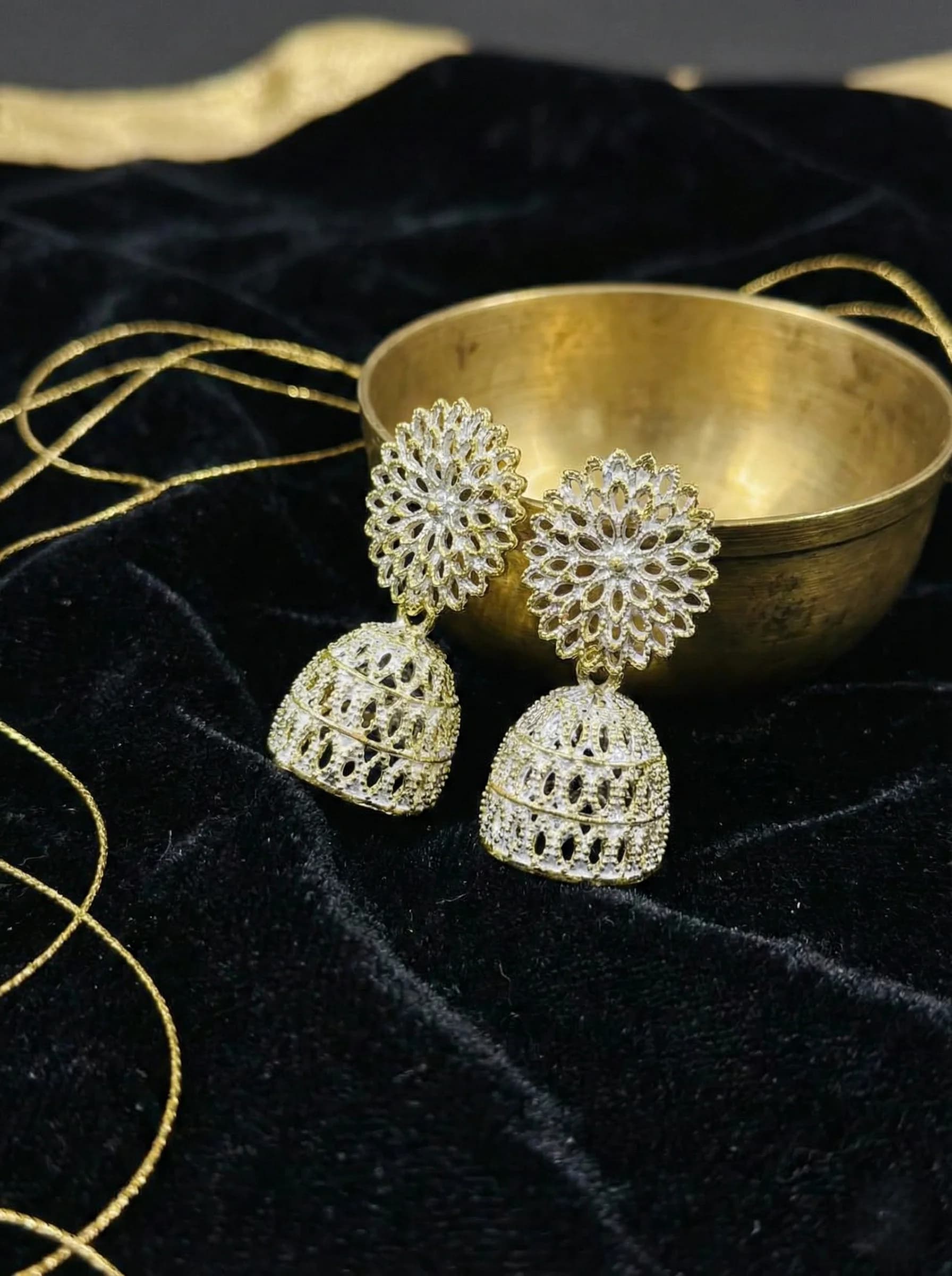Classic Jhumka Trio Set image