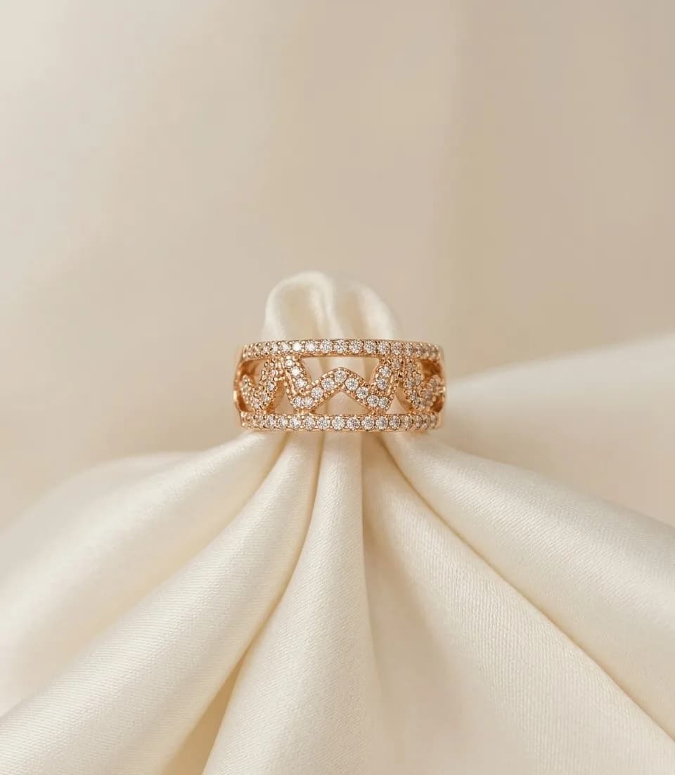 Eternal Wave Band Ring packshot