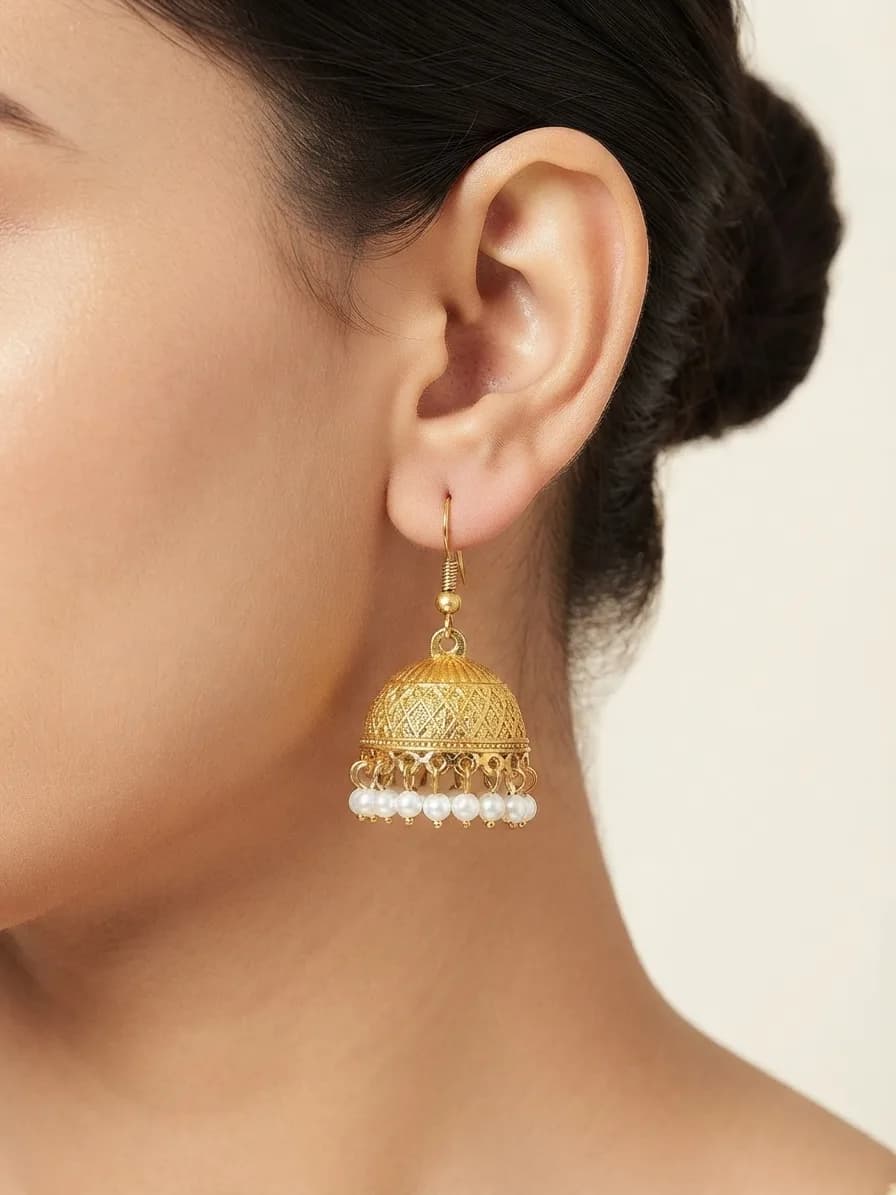 Gold Bell Jhumka packshot