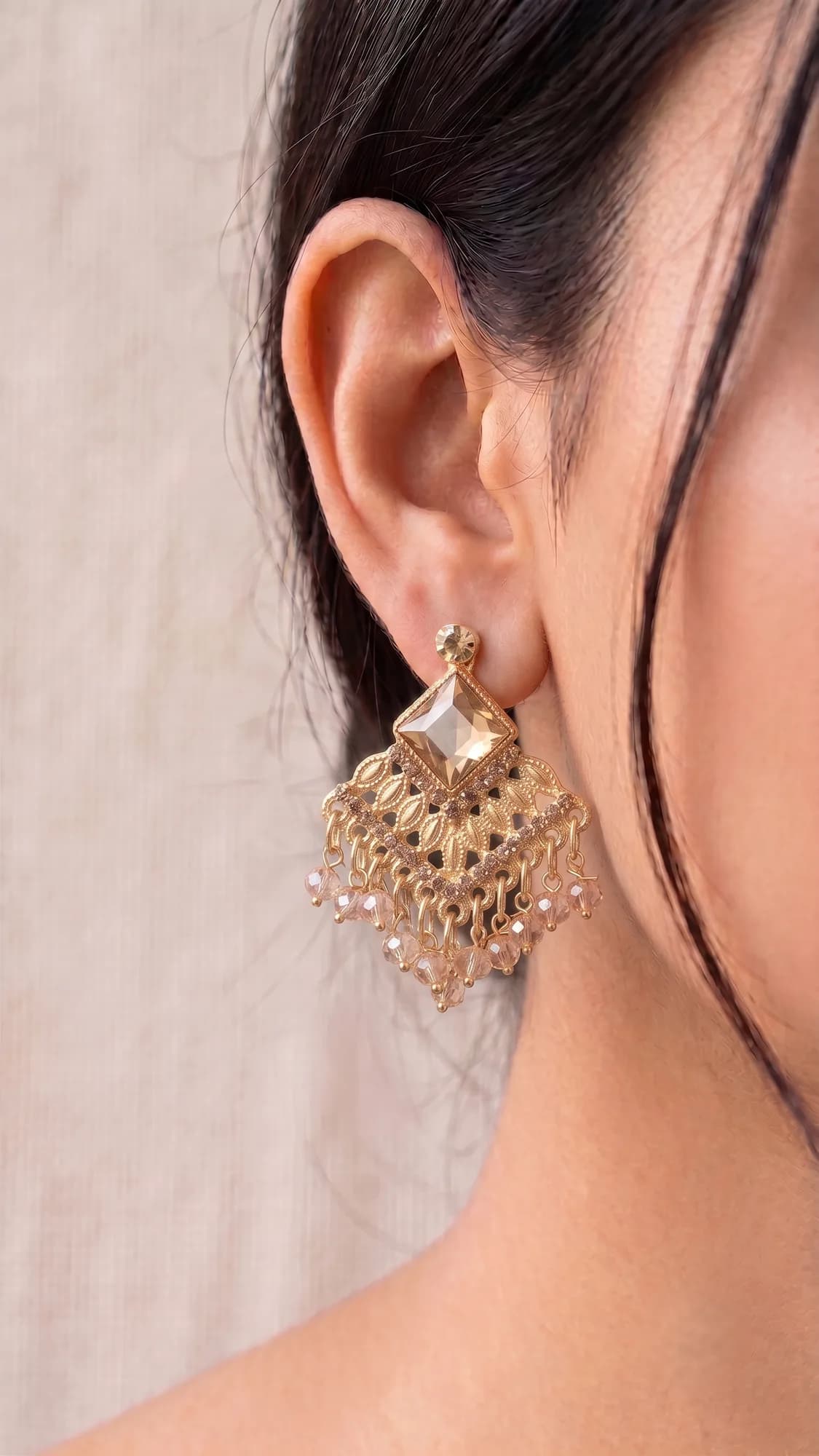 Zara Traditional Chandbala Earrings image