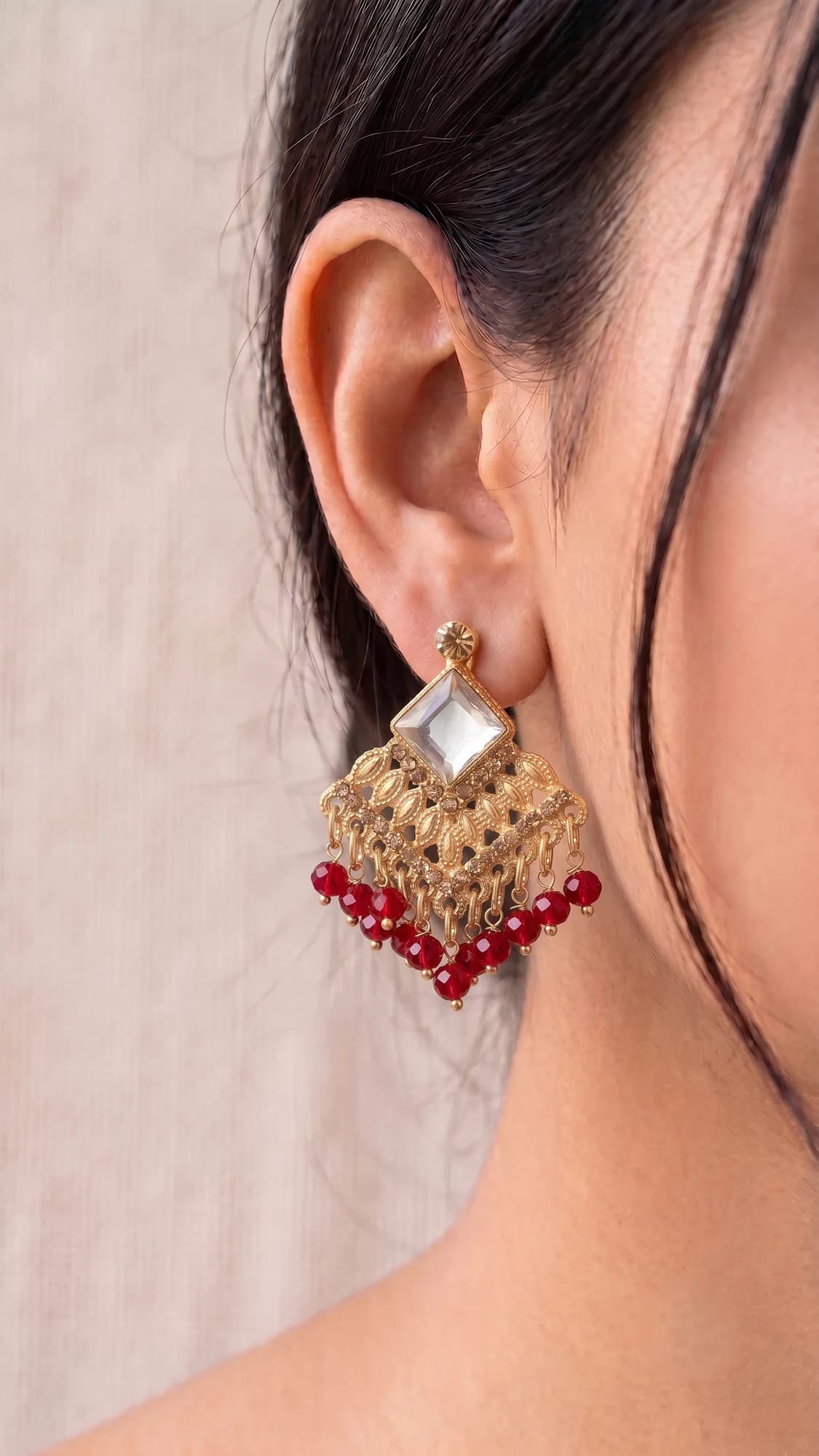 Zara Traditional Chandbala Earrings image