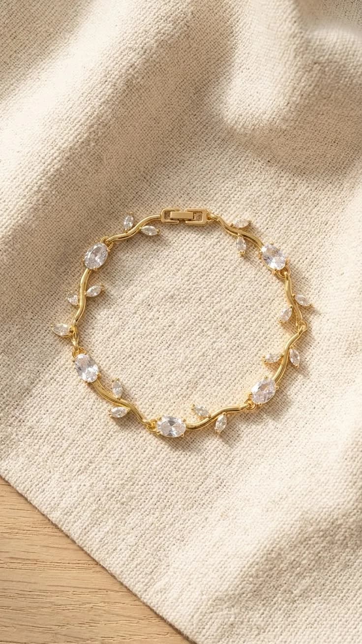 Tulip Vine Crystal Bracelet image