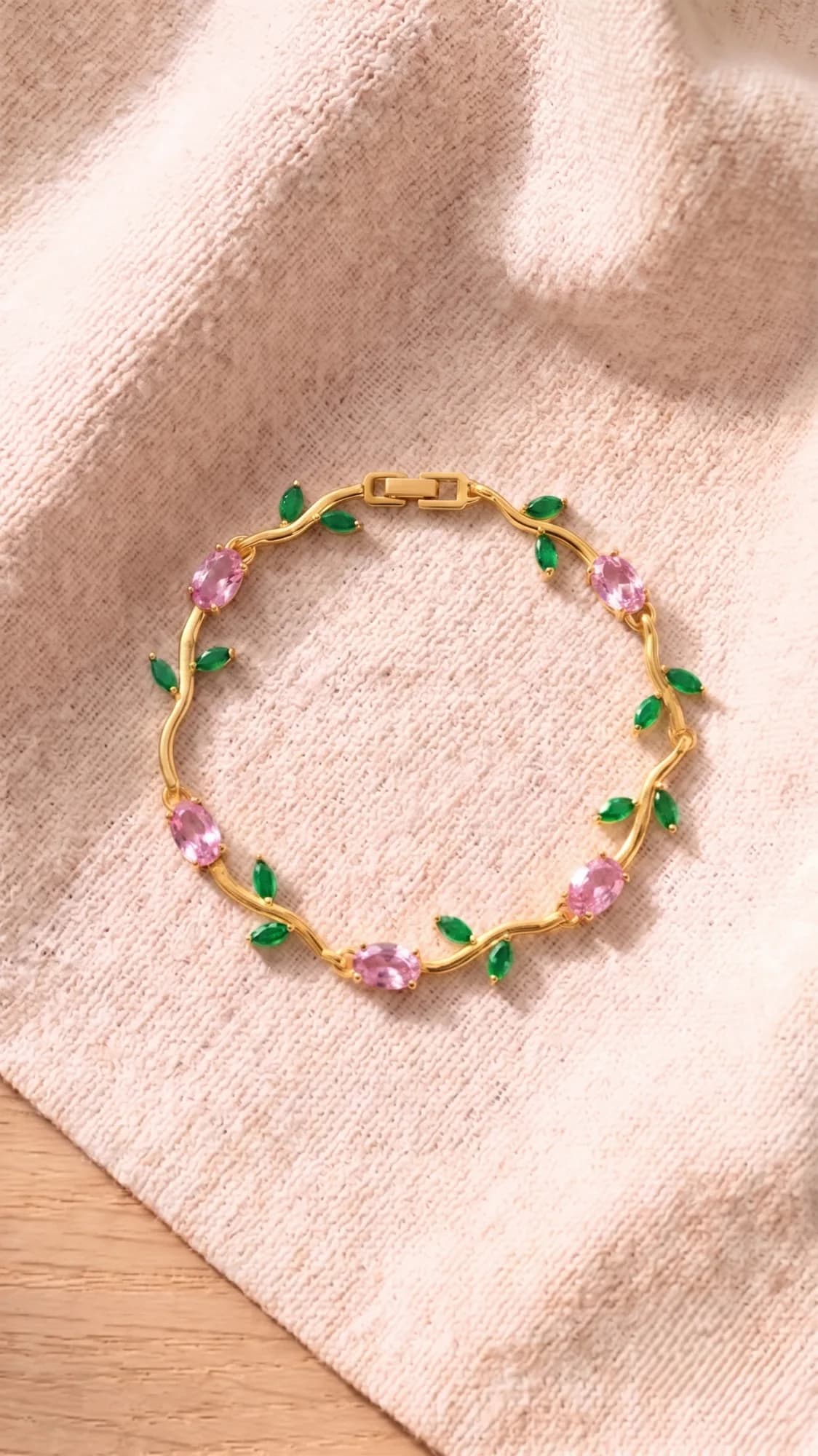 Tulip Vine Crystal Bracelet image