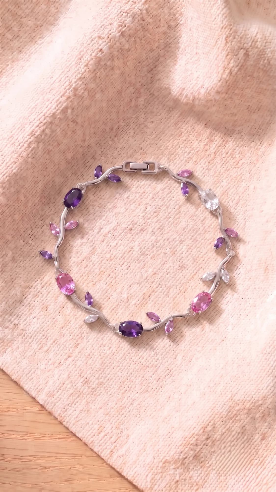 Tulip Vine Crystal Bracelet image