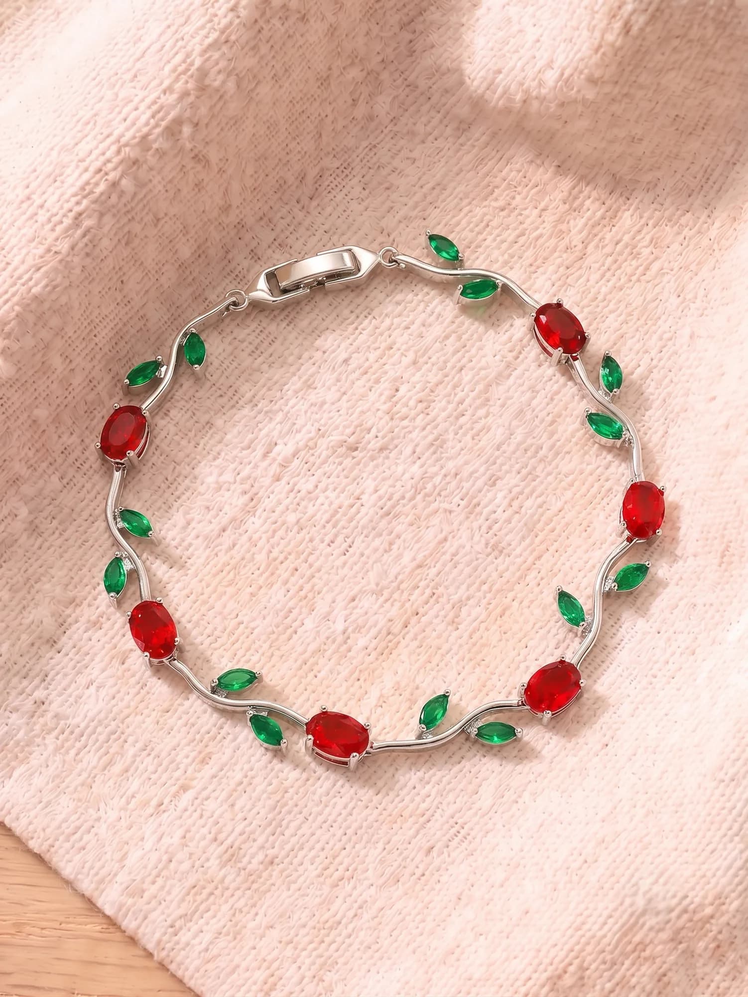 Tulip Vine Crystal Bracelet image