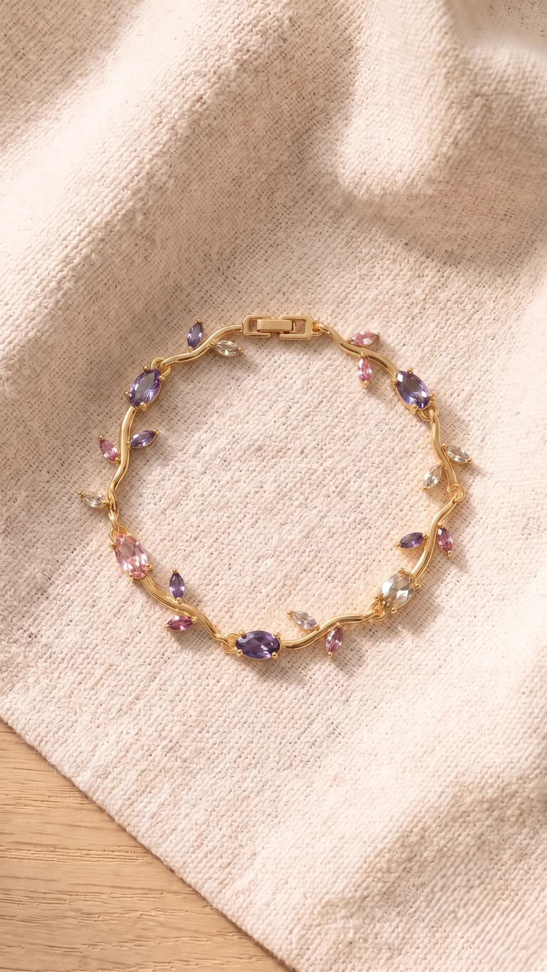 Tulip Vine Crystal Bracelet image