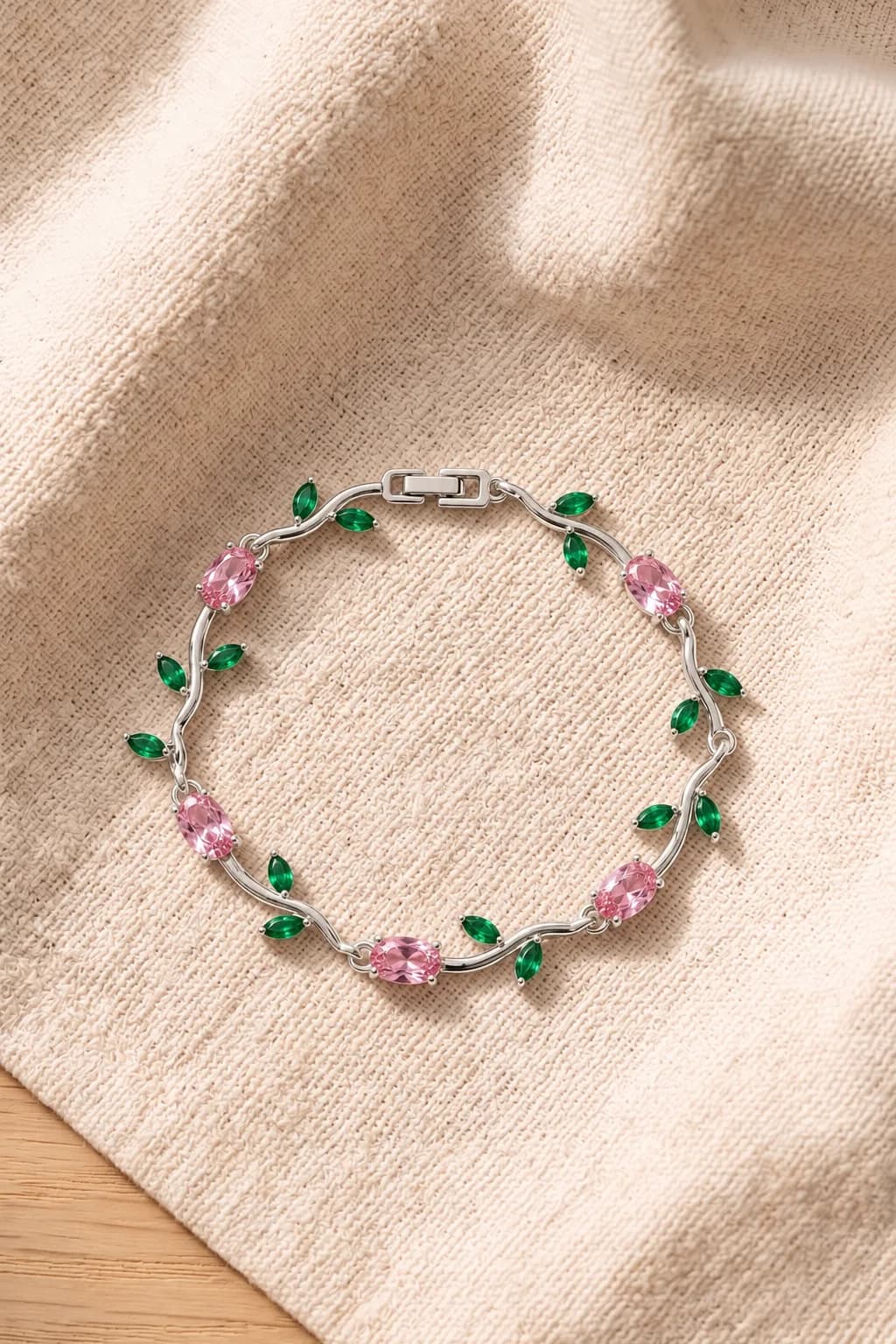 Tulip Vine Crystal Bracelet image